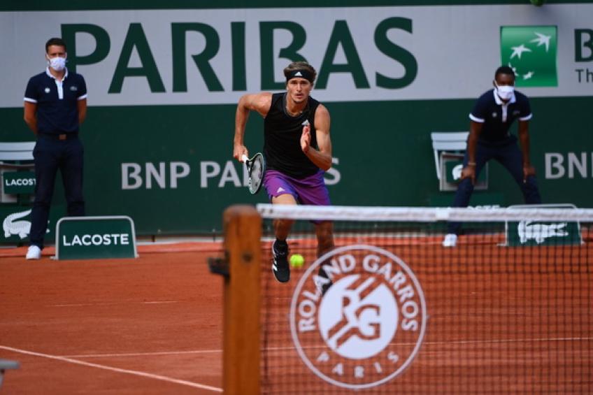 ATP Roland Garros: Alexander Zverev supera a Alejandro Davidovich Fokina