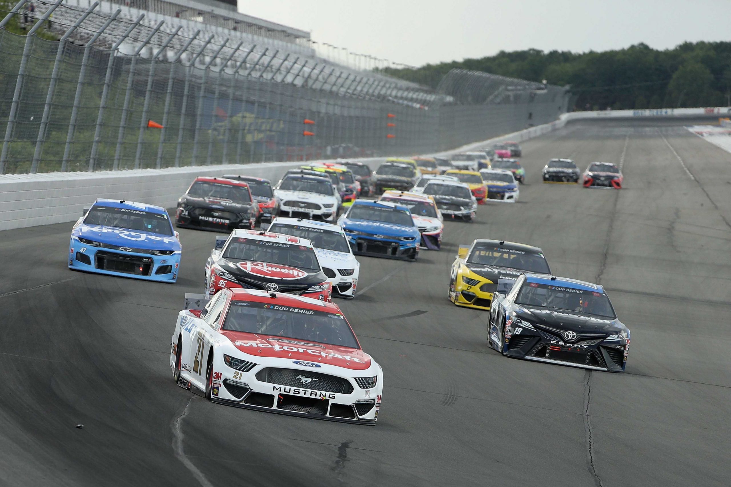 Alineación inicial de Pocono: junio de 2021 (NASCAR Cup Series)