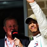 Martin Brundle y Lewis Hamilton