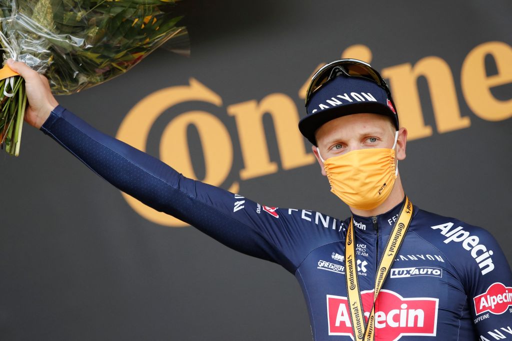 Merlier celebra la victoria de la etapa 3 en el Tour de Francia pero descarta el maillot verde