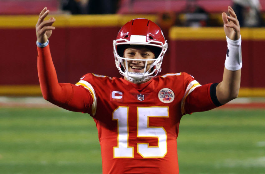 Patrick Mahomes, jefes de Kansas City.  (Foto de Jamie Squire / Getty Images)