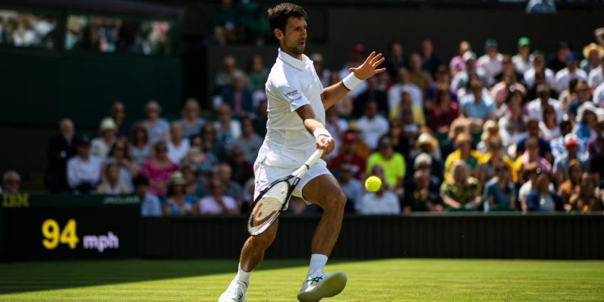 'Novak Djokovic ciertamente se dirige en esa dirección, no se puede ...', dice la leyenda