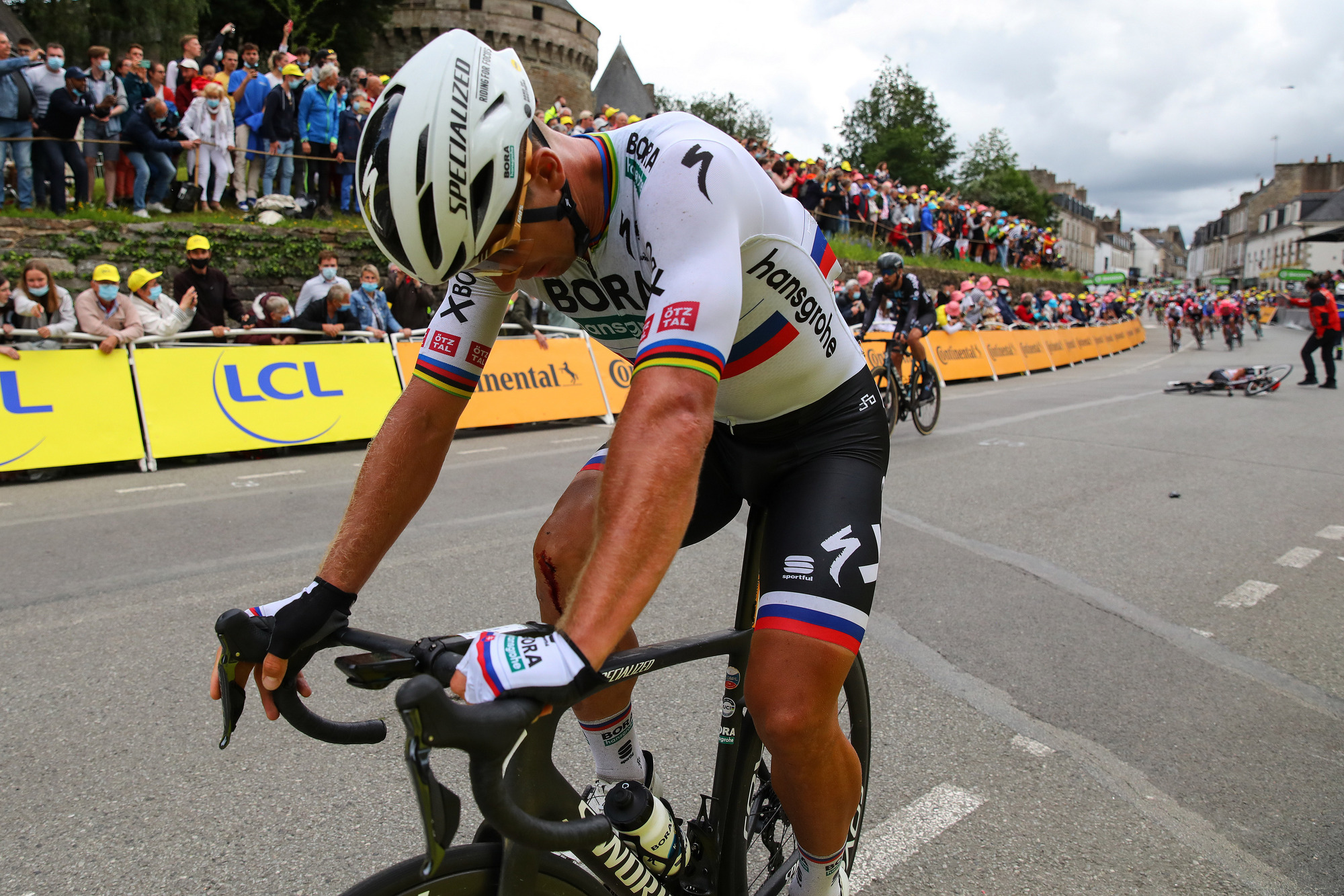 Peter Sagan no está convencido por la protesta simbólica sobre la seguridad de los ciclistas en el Tour de Francia