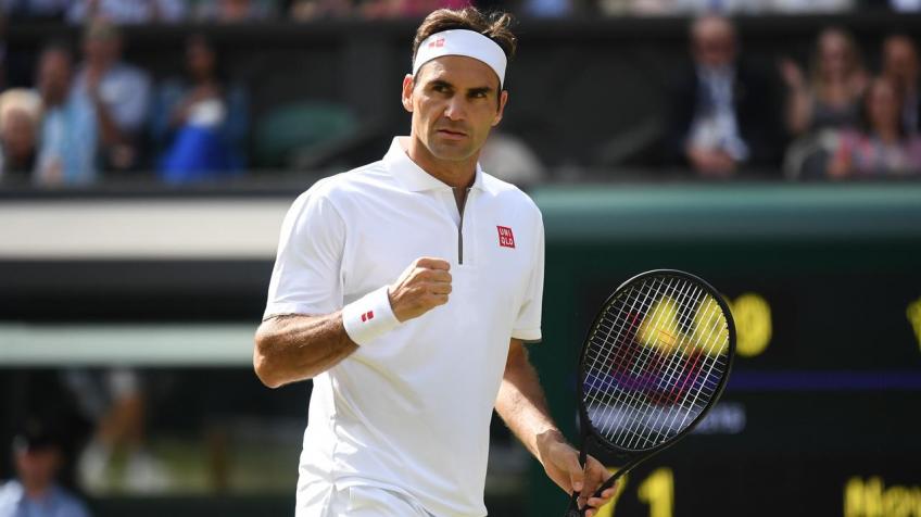 'Roger Federer expresa sus sentimientos de que era tan ...', dice la leyenda