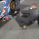 Video: Doug Coby se derrama después de ganar el evento inaugural SRX en Stafford Speedway