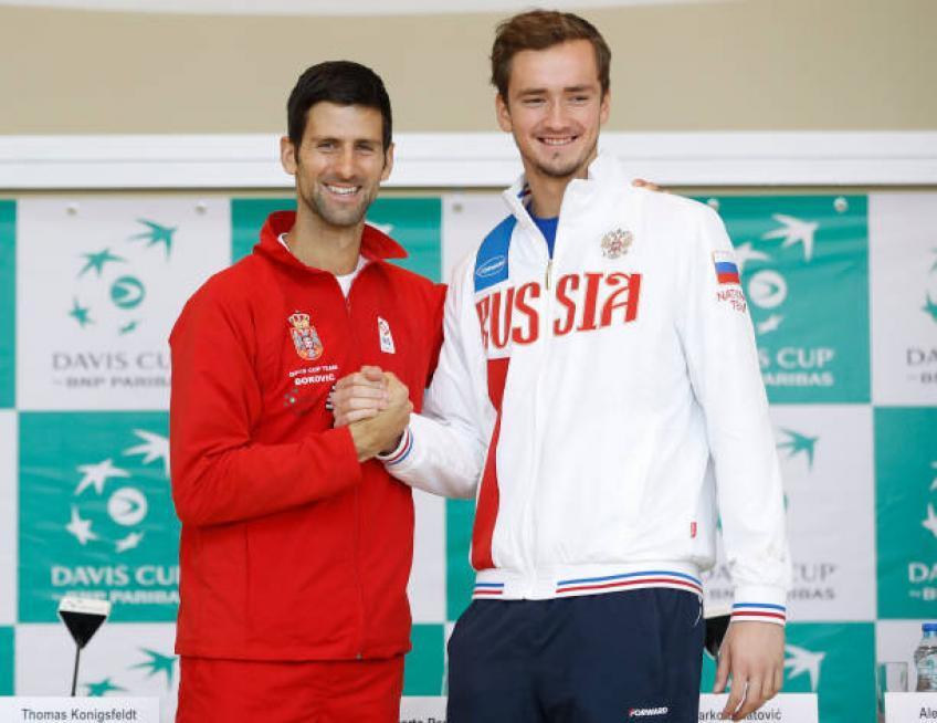 Daniil Medvedev se pone del lado de Novak Djokovic