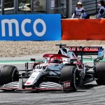 Kubica en acción con Alfa en FP1 en Hungría