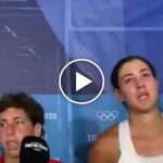 Suárez Navarro y Muguruza lloran tras la derrota en dobles