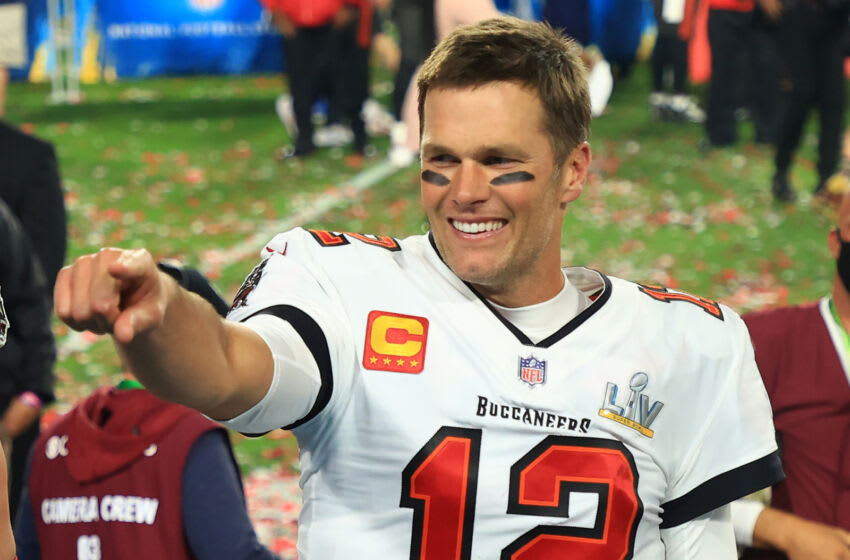 Tom Brady, Bucaneros de Tampa Bay.  (Foto de Mike Ehrmann / Getty Images)