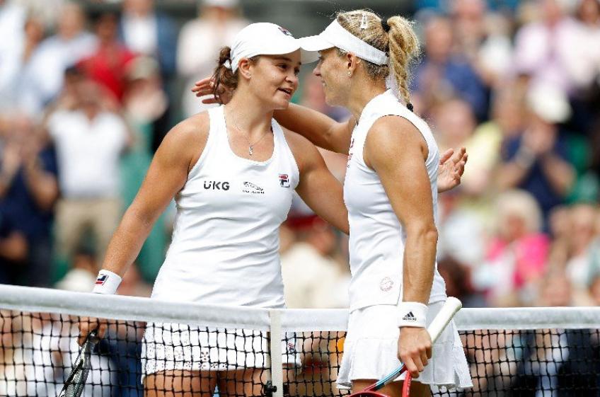 Ashleigh Barty muestra respeto por Angelique Kerber tras el choque de Cincinnati