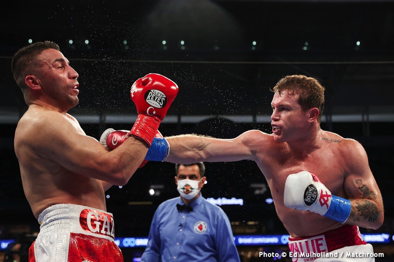 Caleb Plant Canelo Alvarez