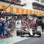 Antonio Giovinazzi (ITA) Alfa Romeo Racing C41 hace una parada en boxes.  01.08.2021.  Campeonato del Mundo de Fórmula 1, Rd 11, Gran Premio de Hungría, Budapest