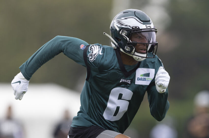 DeVonta Smith, Águilas de Filadelfia.  (Foto de Mitchell Leff / Getty Images)