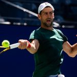 Novak Djokovic entrena el US Open