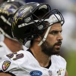 Mark Andrews, Baltimore, Cuervos.  (Foto de Scott Taetsch / Getty Images)