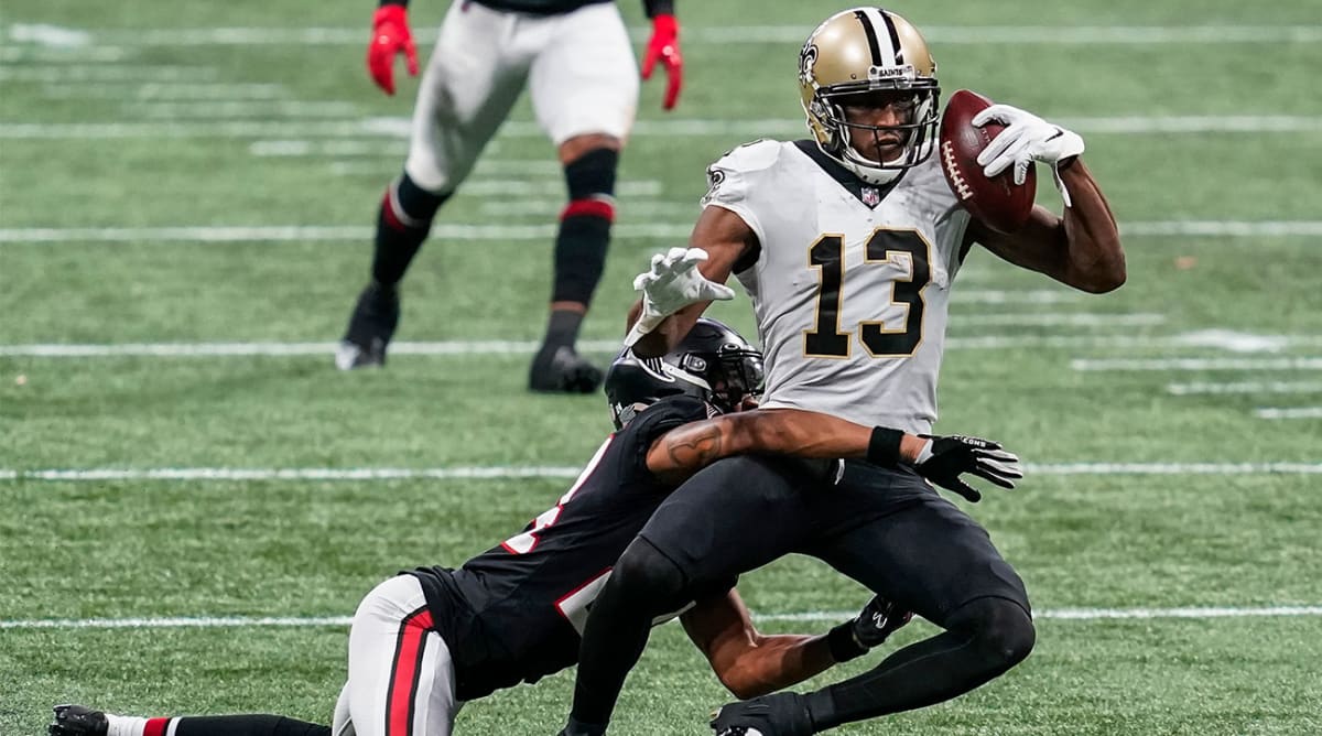 Michael Thomas: el receptor abierto estrella de los Saints se une al equipo para el primer partido de pretemporada