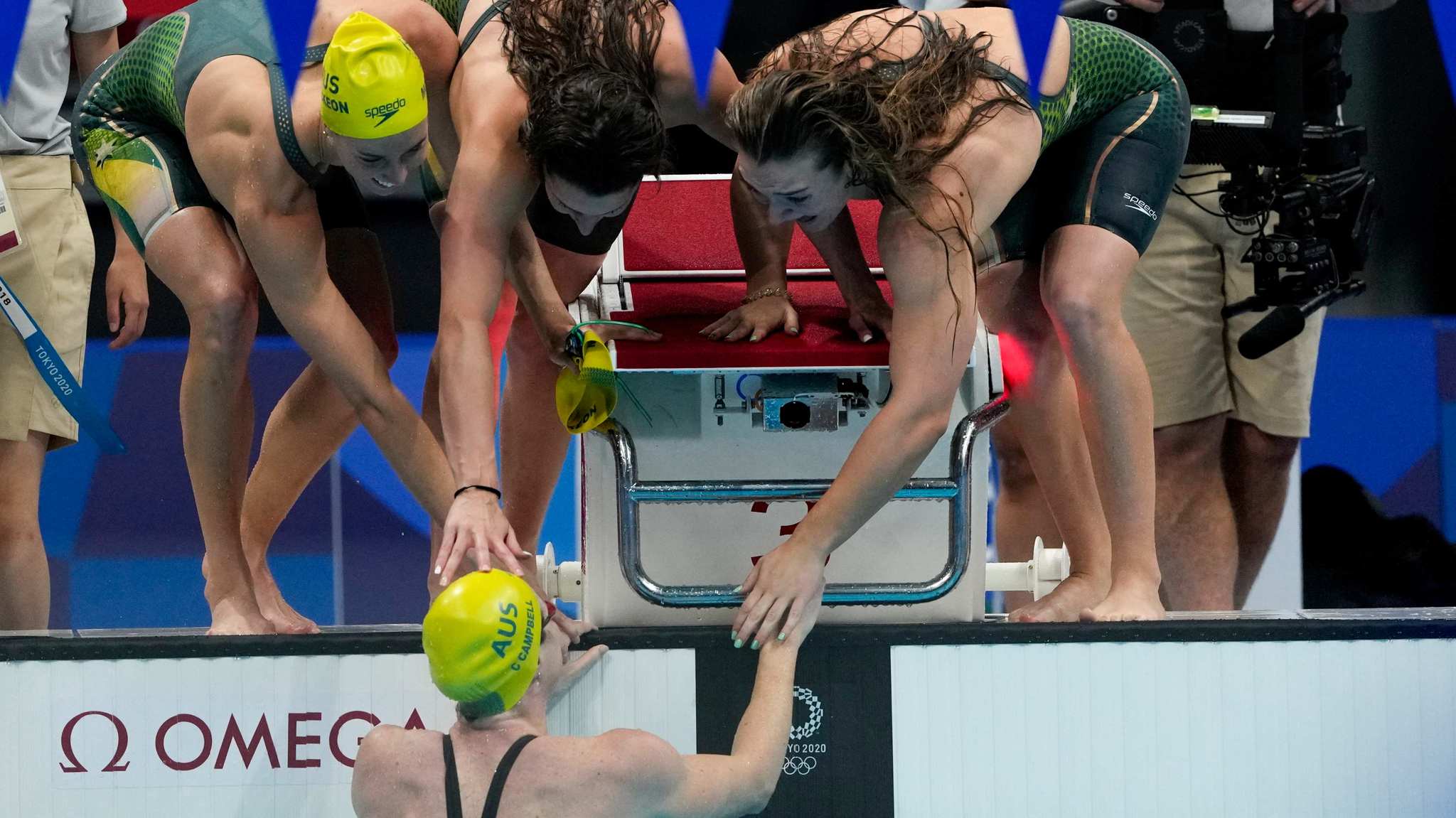 Natación |  Juegos Olímpicos 2021: los hombres de EE. UU. Establecieron un récord mundial en relevos combinados de natación 4x100