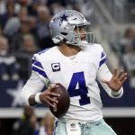 Dak Prescott, Vaqueros de Dallas.  (Crédito obligatorio: Kevin Jairaj-USA TODAY Sports)