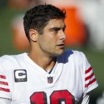 Jimmy Garoppolo, 49ers de San Francisco.  (Crédito obligatorio: Joe Nicholson-USA TODAY Sports)