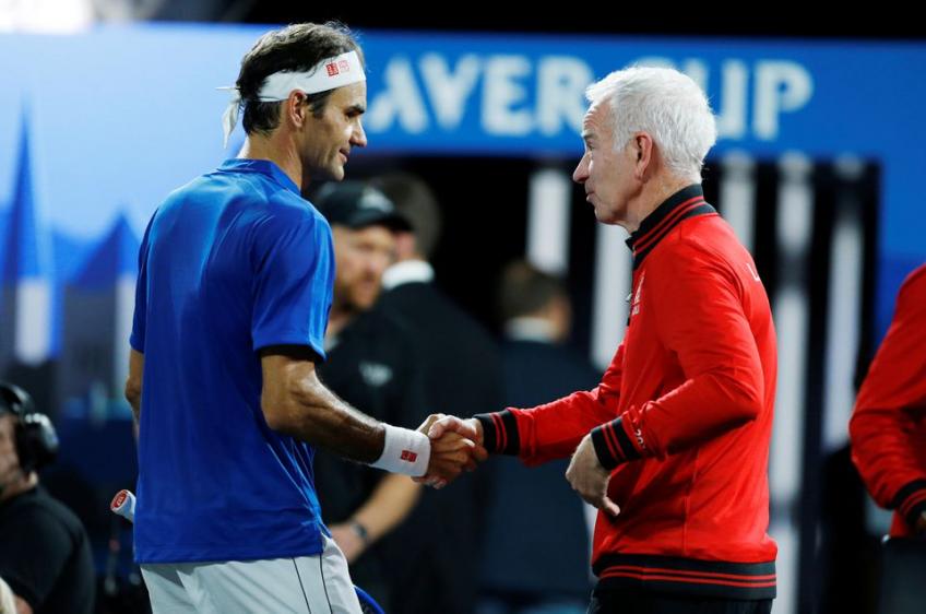 John McEnroe: Absolutamente asombroso que Roger Federer viniera, acto de clase total
