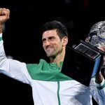 'Basado en cómo Novak Djokovic ha jugado en canchas duras ...', dice la leyenda