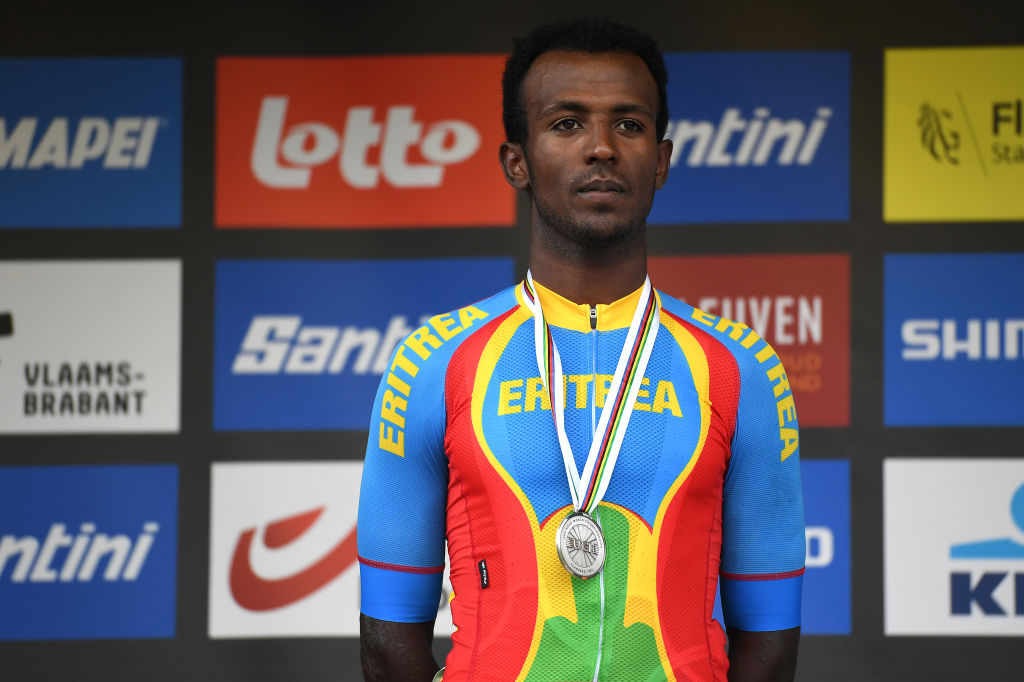 Biniam Girmay: la plata del Mundial es para Eritrea y para África