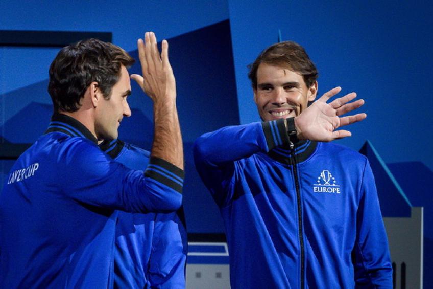 Cuando Rafael Nadal 'entrenó' a Roger Federer contra Nick Kyrgios