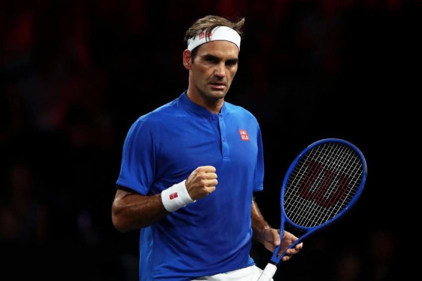 Roger Federer: "Genial ver a Rod Laver en Nueva York"