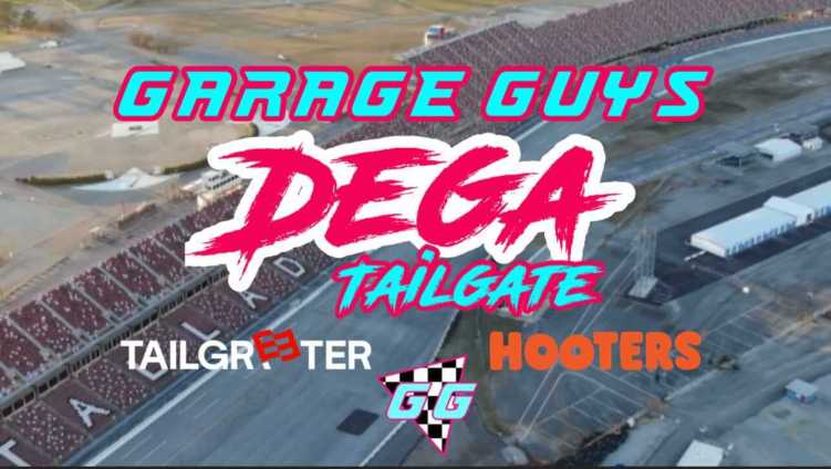 Garage Guys lleva las "vibraciones de NASCAR Swag" a Talladega con 'Garage Guys Dega Tailgate'