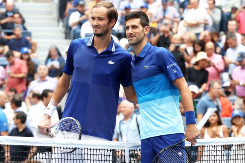 ATP US Open: Novak Djokovic pierde el primer set ante Daniil Medvedev