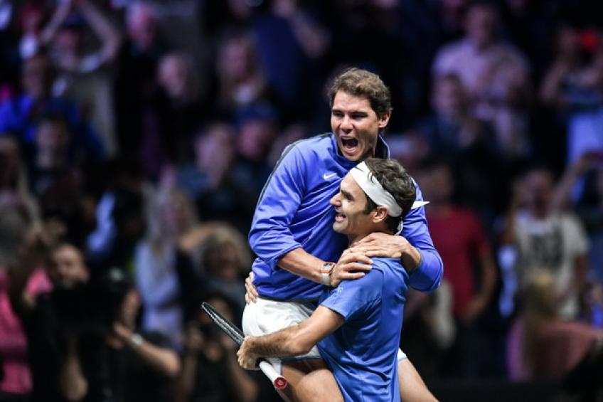 En este día: Rafael Nadal y Roger Federer victoriosos como compañeros de dobles