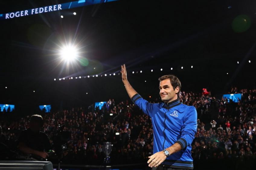 Roger Federer sorprende a todos y llega a Boston para ver la Laver Cup