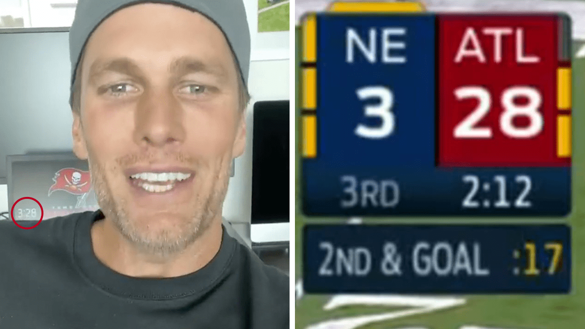 Tom Brady trollea a los Falcons con una broma 28-3 antes del juego de la Semana 2 de los Buccaneers