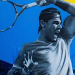 Cuando Rafael Nadal fue honrado con un mural en Perth antes de la Copa ATP