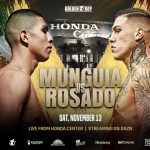 Jaime Munguia vs Gabriel Rosado se dirige a California el 13 de noviembre