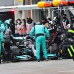 Lewis Hamilton (GBR) Mercedes AMG F1 W12 hace una parada en boxes.  10.10.2021.  Campeonato del Mundo de Fórmula 1, Rd 16, Gran Premio de Turquía, Estambul