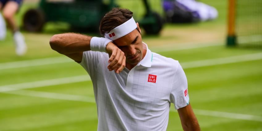 'Si juegas contra un campeón como Roger Federer muchas veces ...', dice la leyenda