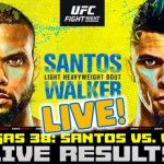 UFC Vegas 38 resultados en vivo Thiago Santos vs Johnny Walker