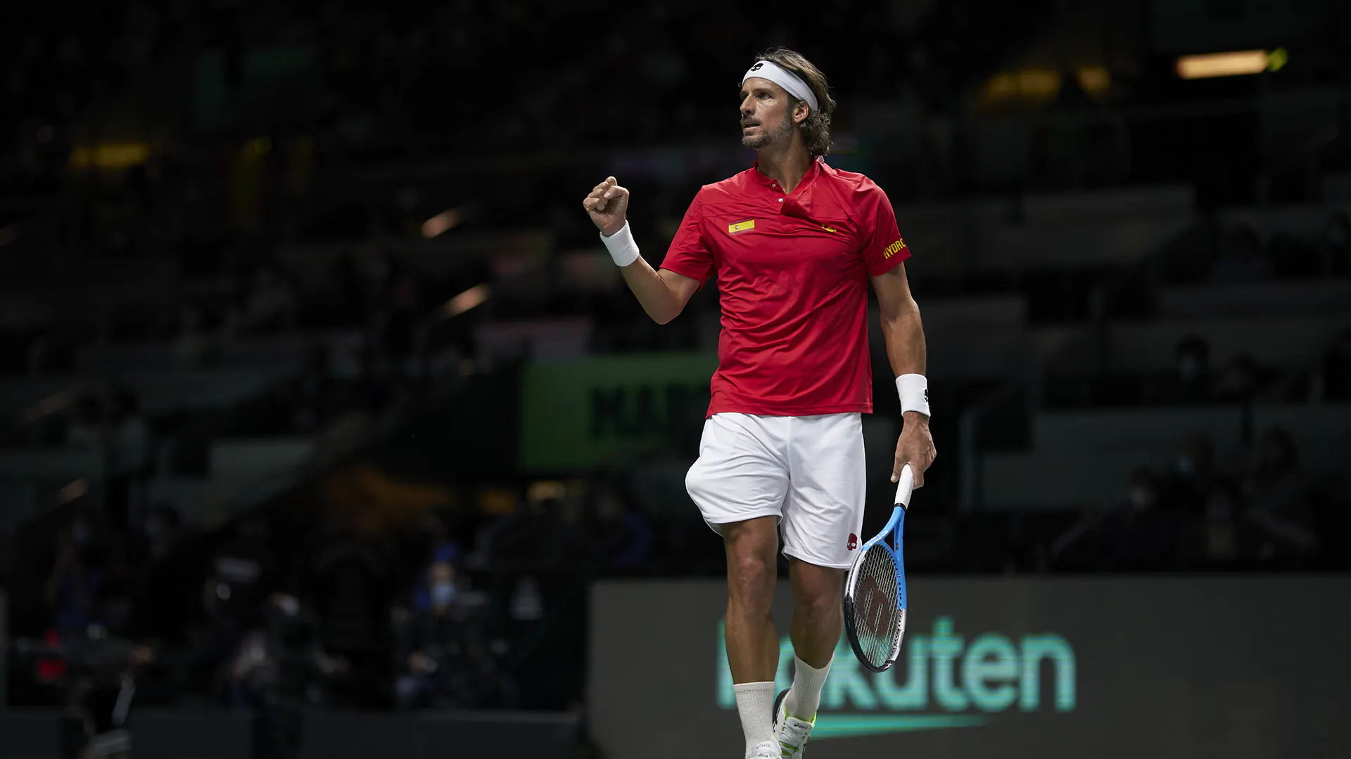 Feliciano López en 'incredulidad' deslumbra a Andrey Rublev en la final de la Copa Davis