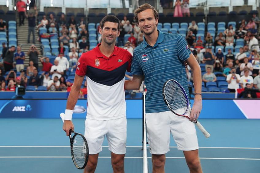 Daniil Medvedev bromea: 'Novak Djokovic debería invitarme a cenar'