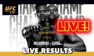 Resultados en vivo de UFC 270: Francis Ngannou vs Ciryl Gane