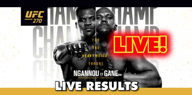 Resultados en vivo de UFC 270: Francis Ngannou vs Ciryl Gane