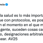 Antonio Valencia explota con el COE Nacional