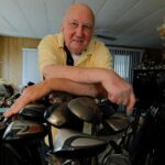 John Berg, residente de North Fort Myers, posee una colección de palos de golf de más de 4500 palos.