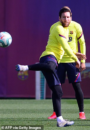 Una cuenta de hinchas del Barcelona publicó un video de Lionel Messi (en la foto) avergonzando a sus excompañeros