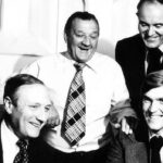 John Smith, Bob Paisley, Peter Robinson y Kenny Dalglish