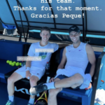 Historia de Instagram de Rafael Nadal con Diego Schwartzman