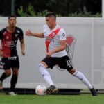 Jugó 13 minutos en Primera y 48 partidos en Reserva en River.