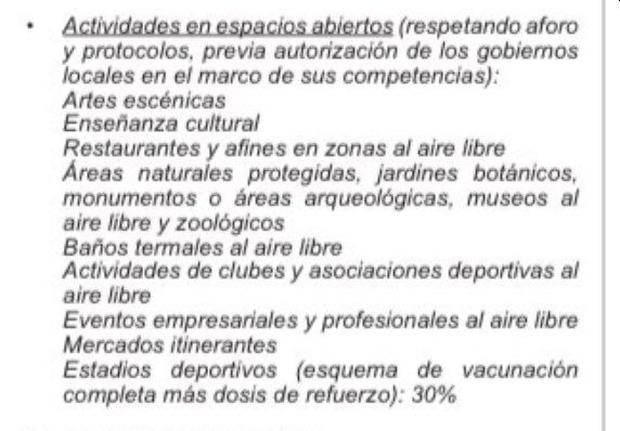 Esto dice el documento sobre el tema del aforo en los estadios. (Captura: El Peruano)