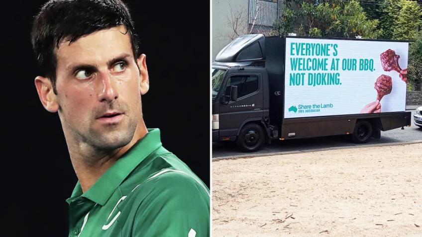 ¡Novak Djokovic no es bienvenido en la parrillada australiana!